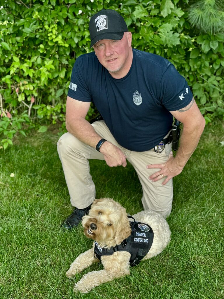 Officer Vaughn and Max