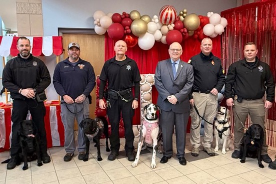 District Attorney Cruz and Comfort Dog Teams